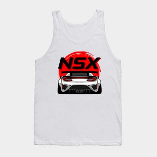 White NSX Rear JDM Tank Top